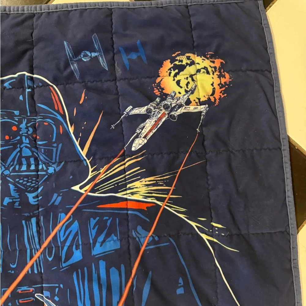 Star Wars the Mandalorian Grogu Weighted Blanket Multi-Color 36x48”